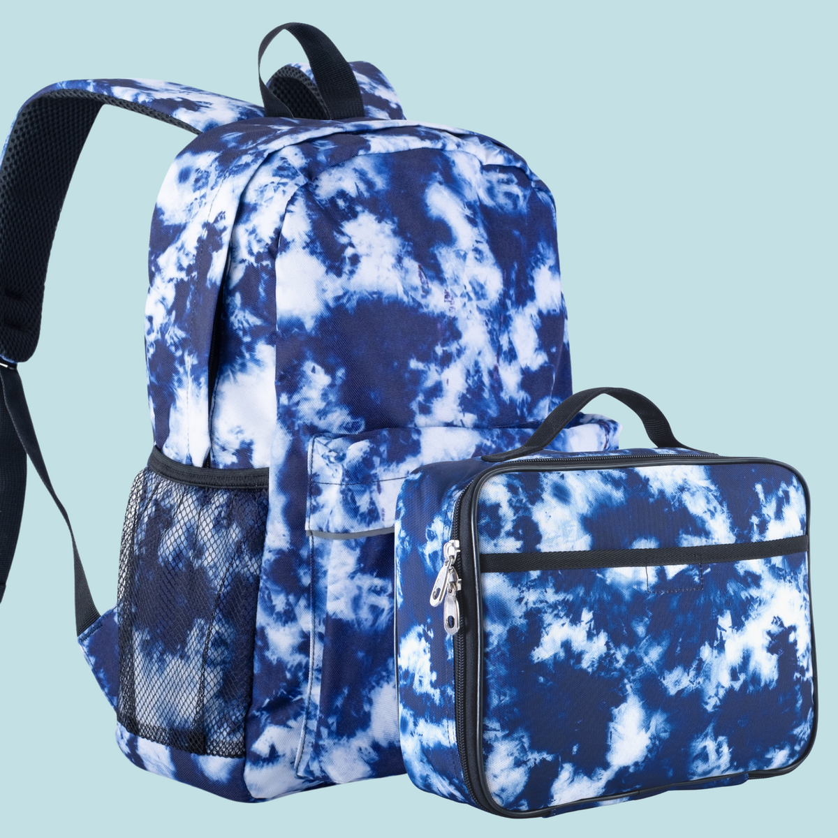 Tie Dye Lunch Box, Blue - Soft-Sided, Insulated, Gives Back to a Great –  Fenrici Brands