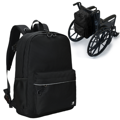 Adaptive Backpack with Laptop Compartment, Durable, Gives Back to a Great Cause, 17 Inches, Black
