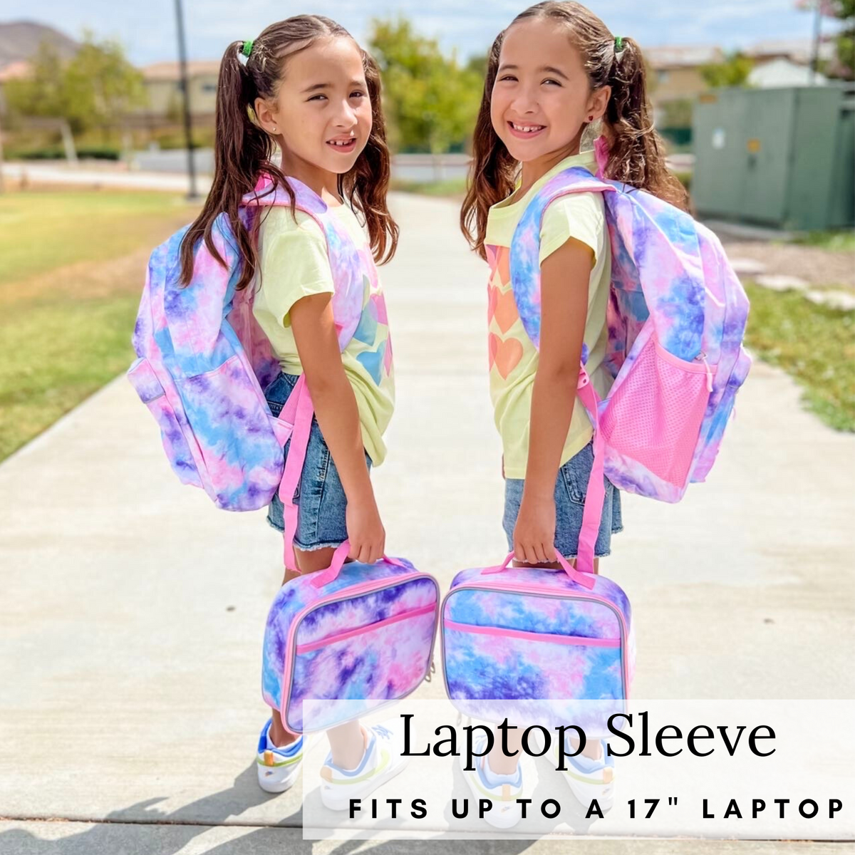 Kids Backpack and Lunch Box Set, Tie Dye, Blue, Gives Back to Great Ca –  Fenrici Brands