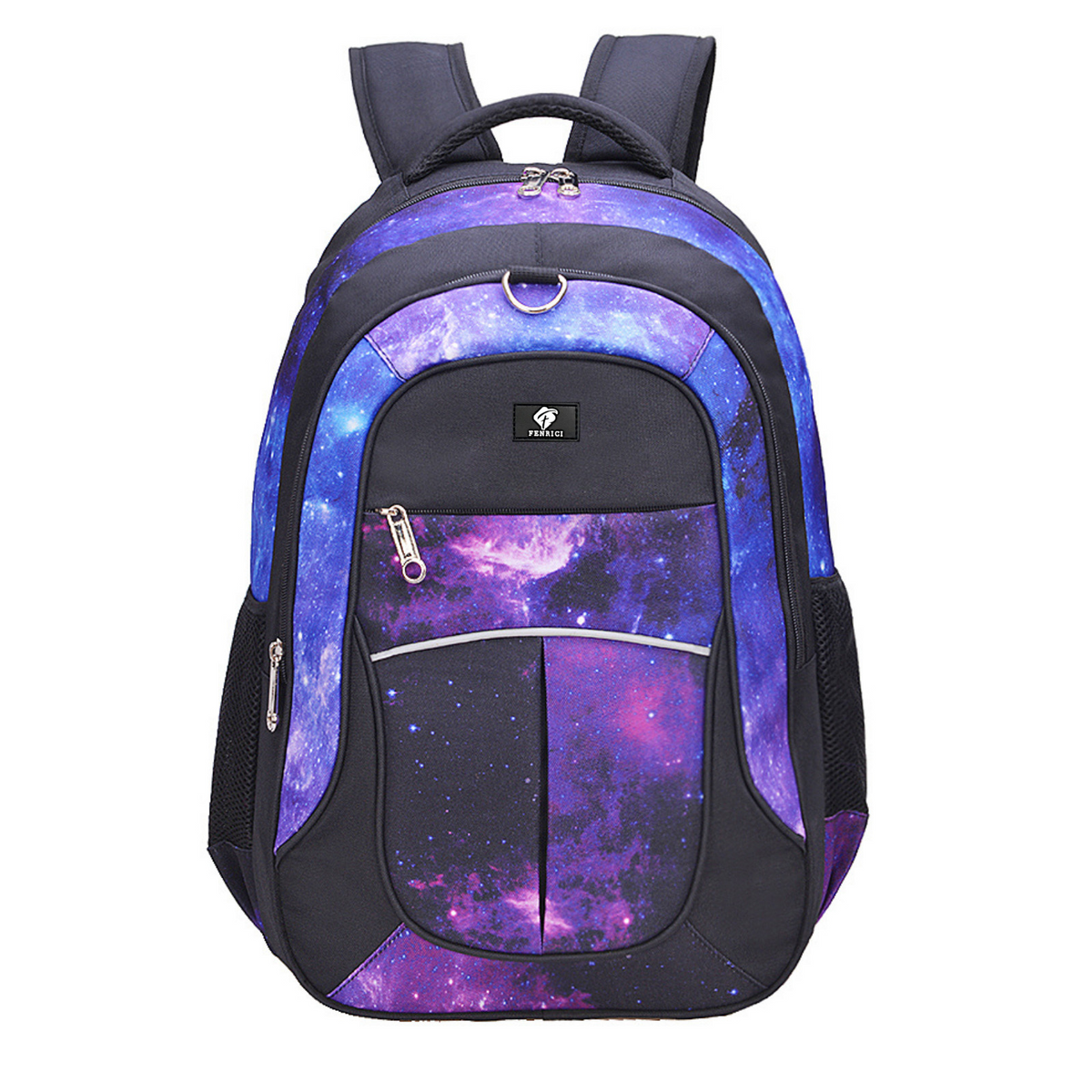 Galaxy Backpack with Laptop Compartment Purple Backpack Durable Giv Fenrici Brands