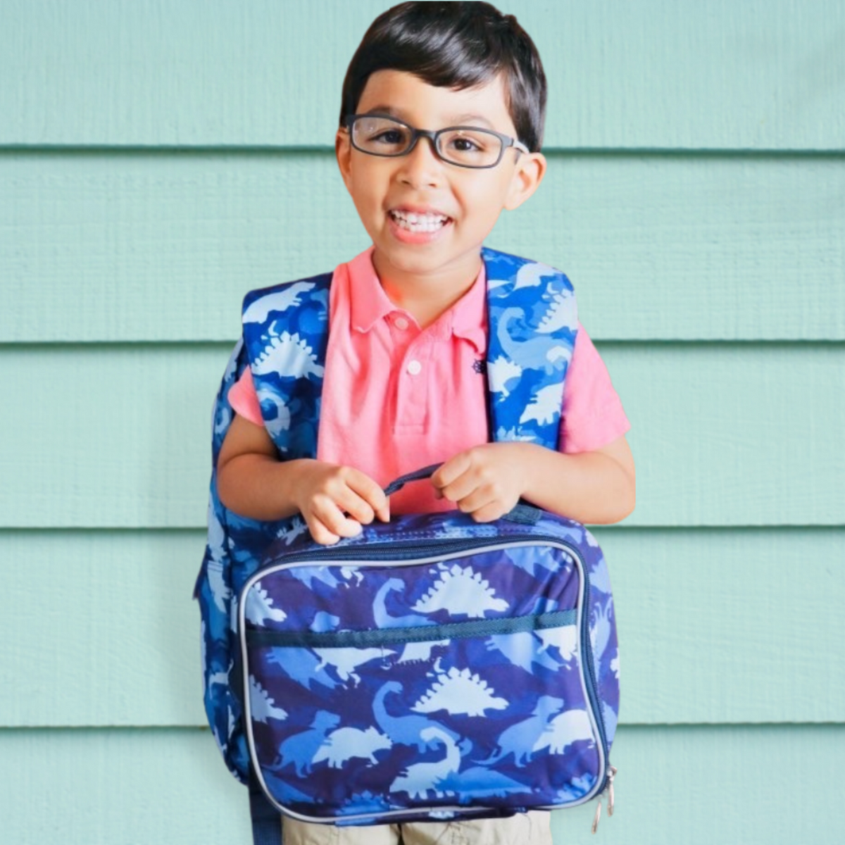 Dinosaur Lunch Box - Soft-Sided, Insulated, Gives Back to a Great