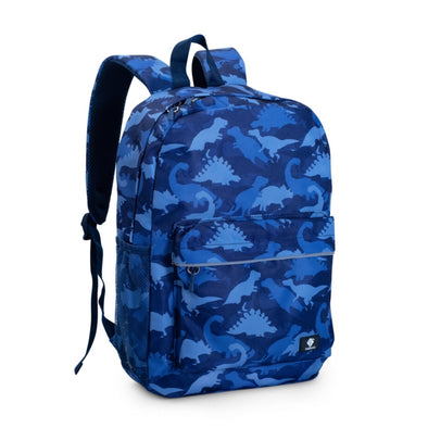 Dinosaur Backpack with Laptop Compartment, Blue Backpack, Durable, Gives Back to a Great Cause, 16 Inches