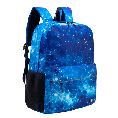 Galaxy Backpack with Laptop Compartment, Blue Backpack, Durable, Gives Back to a Great Cause, 17 Inches