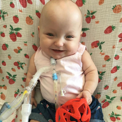 Lily - Lily Remains Cheery and Full of Smiles While Navigating Through Life with a Trach / Preemie Baby and Tracheotomy
