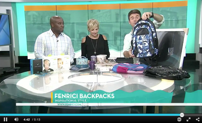 “Really important to have a great backpack. Fenrici backpack is the one!” – Jacksonville News4
