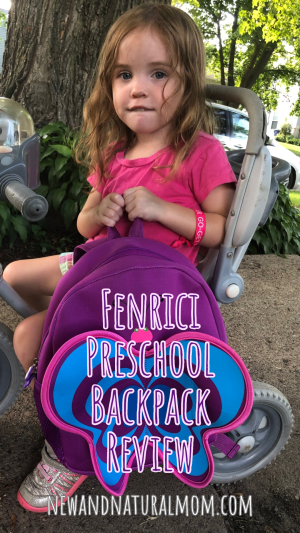 Durable Backpack Fenrici Testiominal: New and Natural Mom