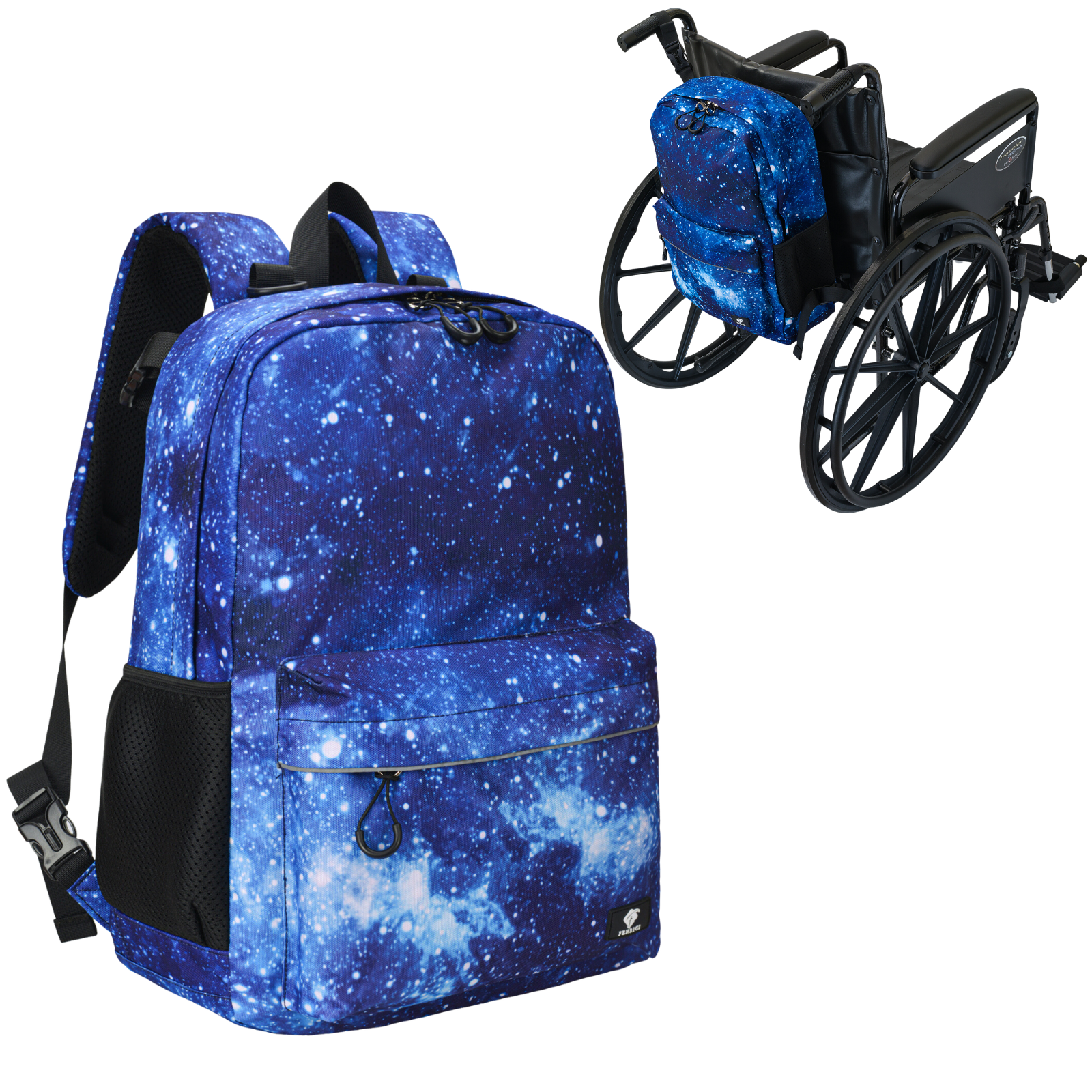Adaptive Galaxy Backpack for Kids - Wheelchair-Friendly