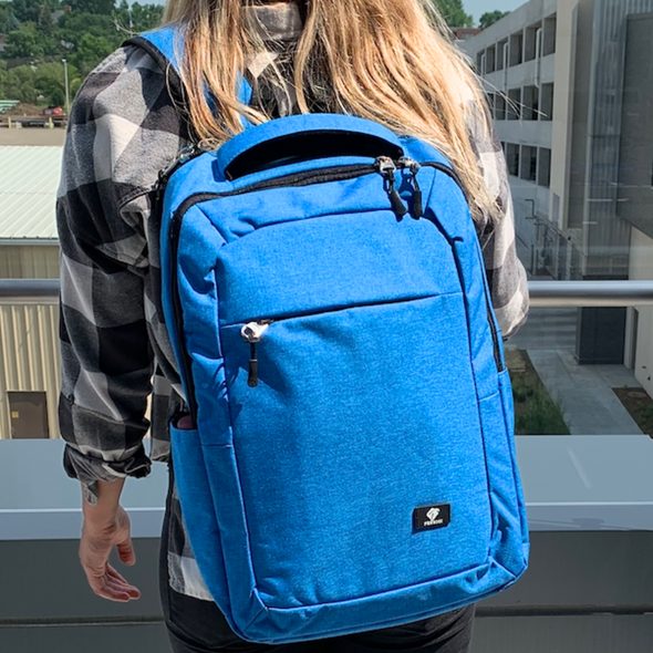 Laptop Backpack with Laptop Compartment, Purple, Double Your Donation