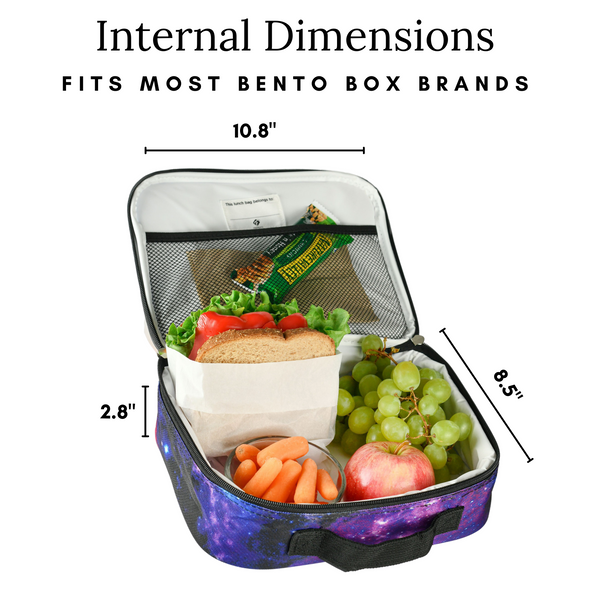 Green Pixel Kids Lunch Box - Soft-Sided, Insulated, Gives Back to a Great Cause