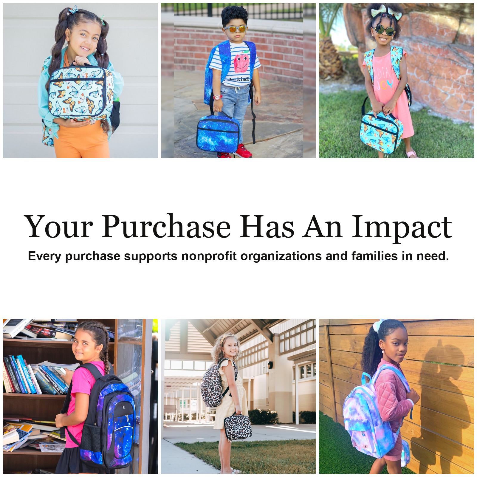 Adaptive Backpack & Lunch Box Set, Galaxy