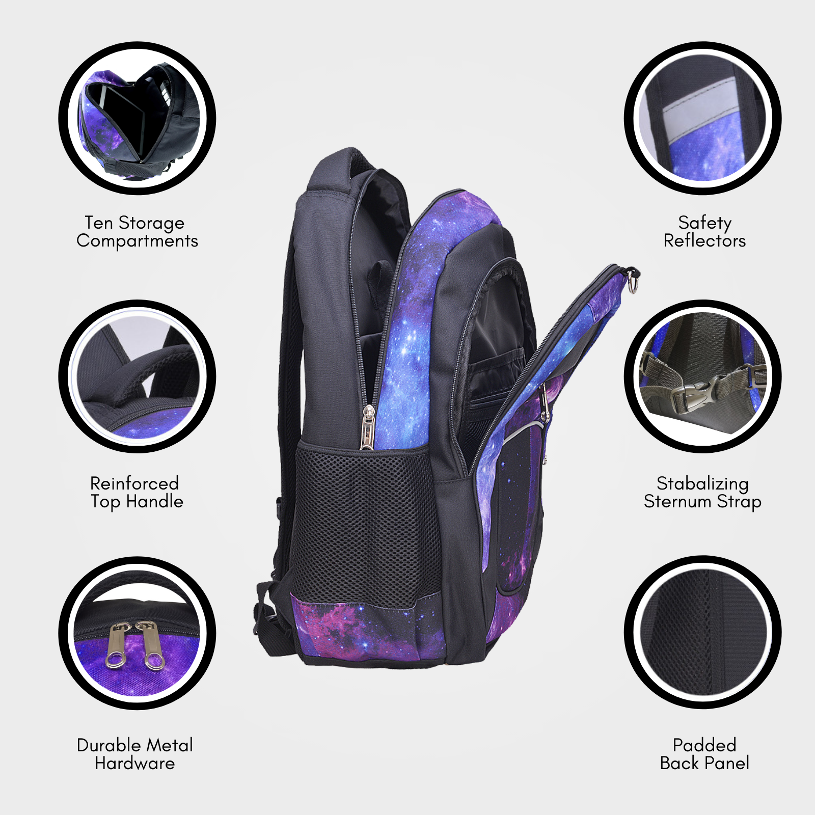 Galaxy Backpack & Lunch Box Set, 18