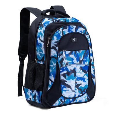 Shark Backpack with Laptop Compartment, Blue Backpack, Durable, Gives Back to a Great Cause, 18 Inches