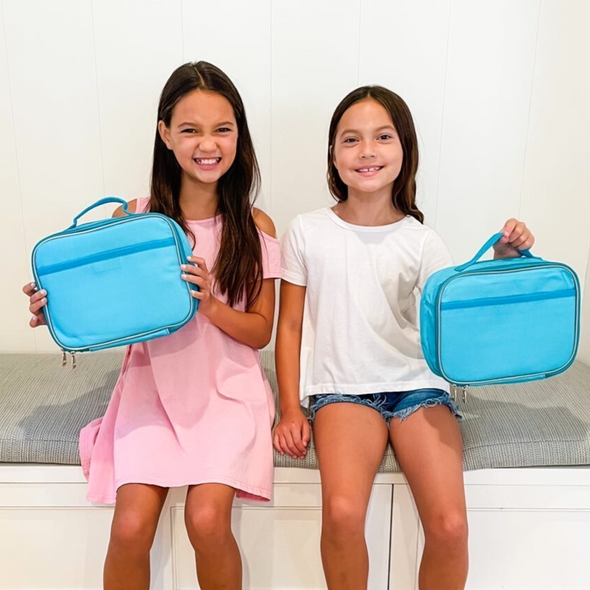 Turquoise Kids Lunch Box - Soft-Sided, Insulated, Gives Back to a Great Cause