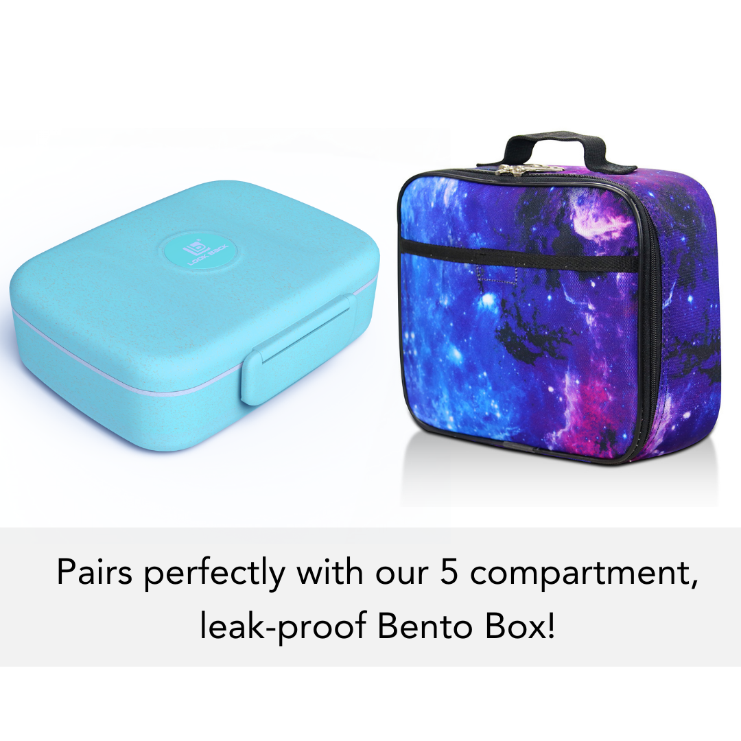 Galaxy Lunch Box, Purple Soft-Sided, Insulated, Gives Back to a