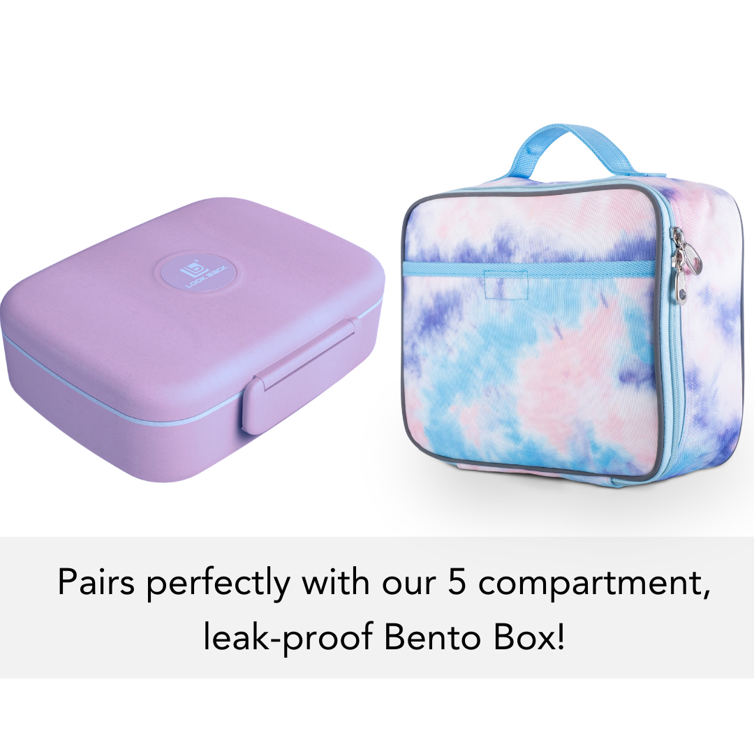 Fairy Lunch Box with Thermos, Matching Bag and Ice Pack Set for Girls, Kids  Bento Box wtih 5 Compartments, Lunch Bag, Food Jar Set, Pink Fairy