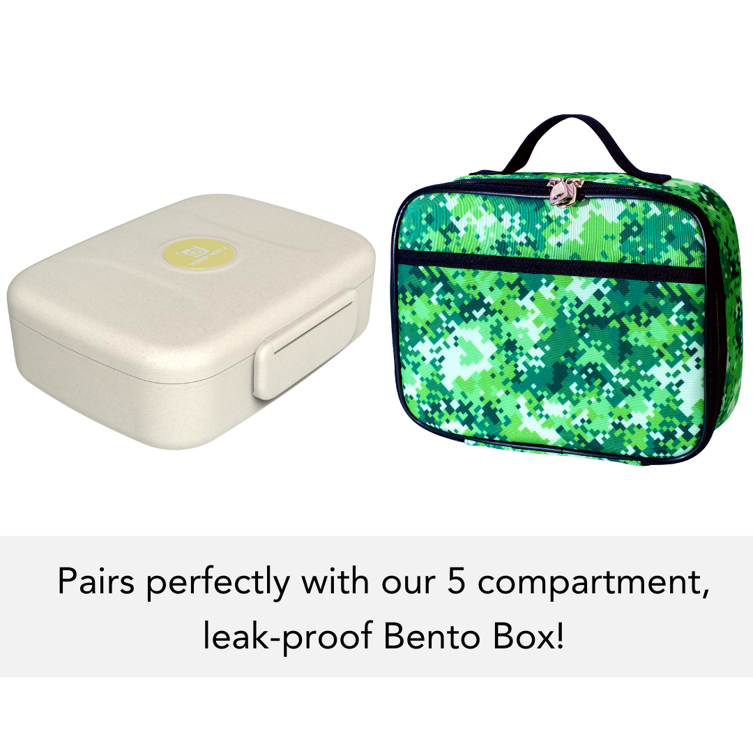 Lunch Box Compartmented Green