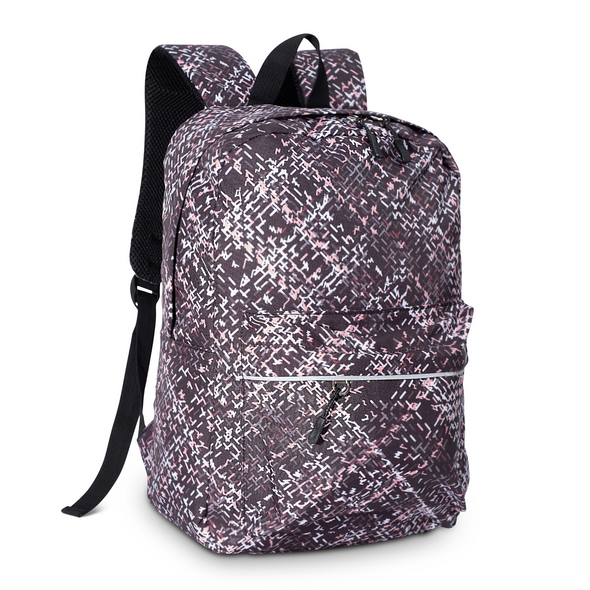 Pink Tweed Kids Backpack - with Laptop Compartment, Durable, Gives Back to a Great Cause, 16 Inches
