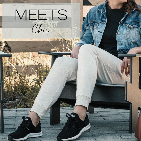 Fenrici Eco-Chic Joggers for Women - Gray