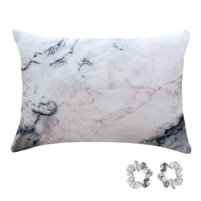 Fenrici Queen Satin Silk Pillowcase - Marble
