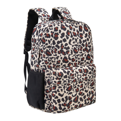 Cheetah Print Kids Backpack with Laptop Compartment, Durable, Gives Back to a Great Cause, 17 Inches