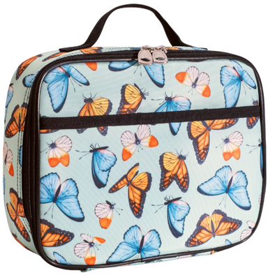 Butterfly Lunch Box, Green - Soft-Sided, Insulated, Gives Back to a Great Cause