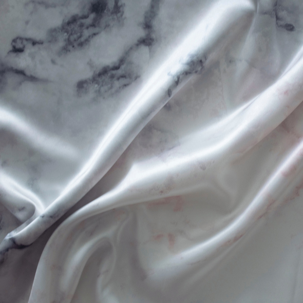 Fenrici Queen Satin Silk Pillowcase - Marble