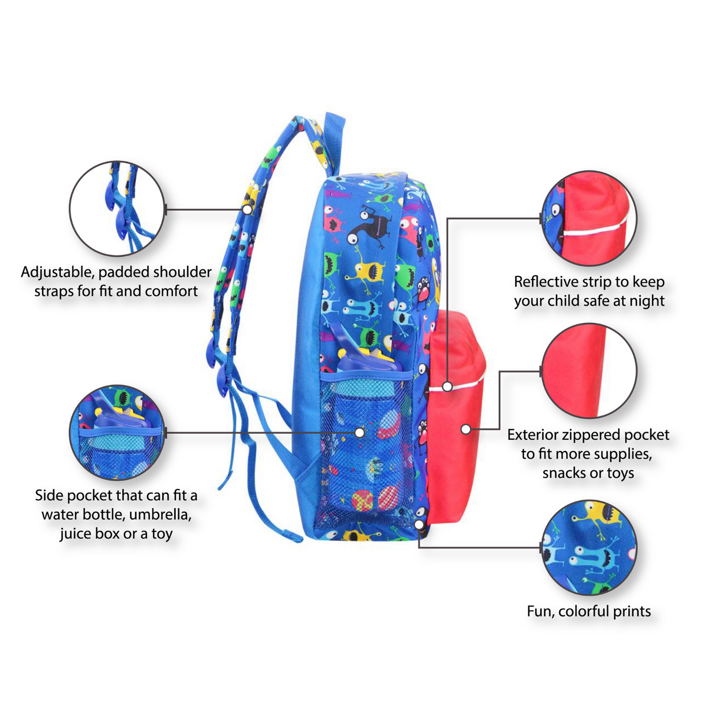 Daycare School Bag Preschool Children Lightweight Waterproof