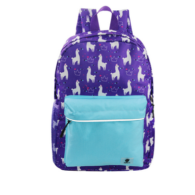 Llama Toddler & Preschool Backpack - Water Resistant, Lightweight, Durable, Gives Back to Great Cause, 16 Inches, Purple